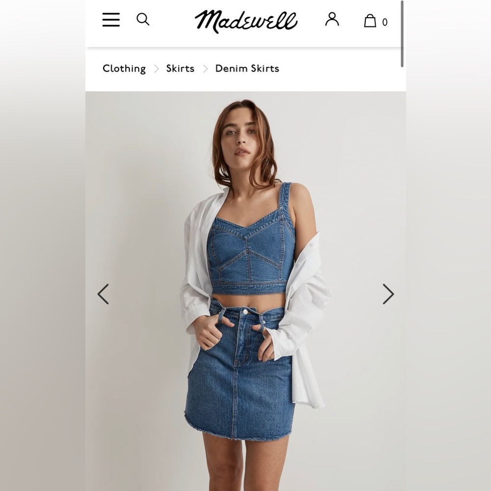 Denim skirt